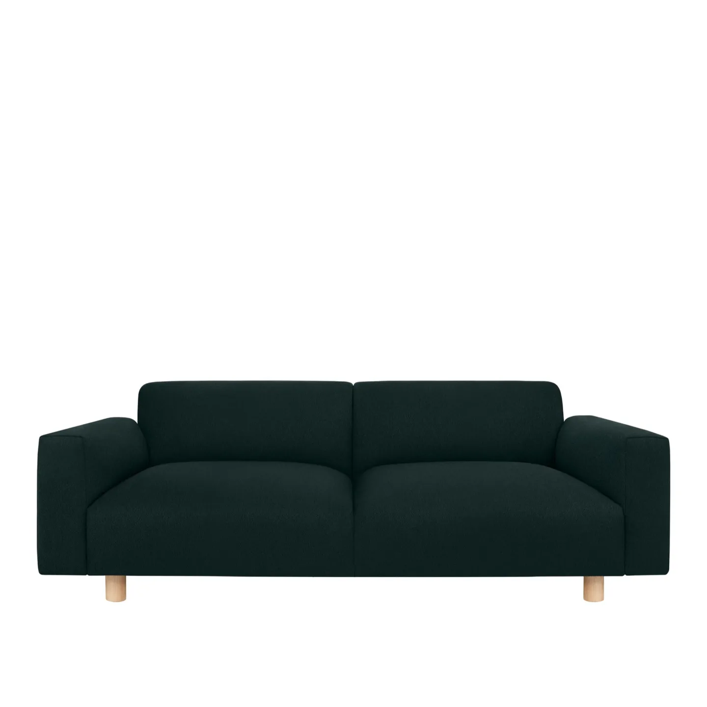 HEM - Koti 2-seater Sofa - Pine - Soffor - Form Us With Love,Sabine Marcelis - Grön - Trä/Syntetiskt/Skum/Ull