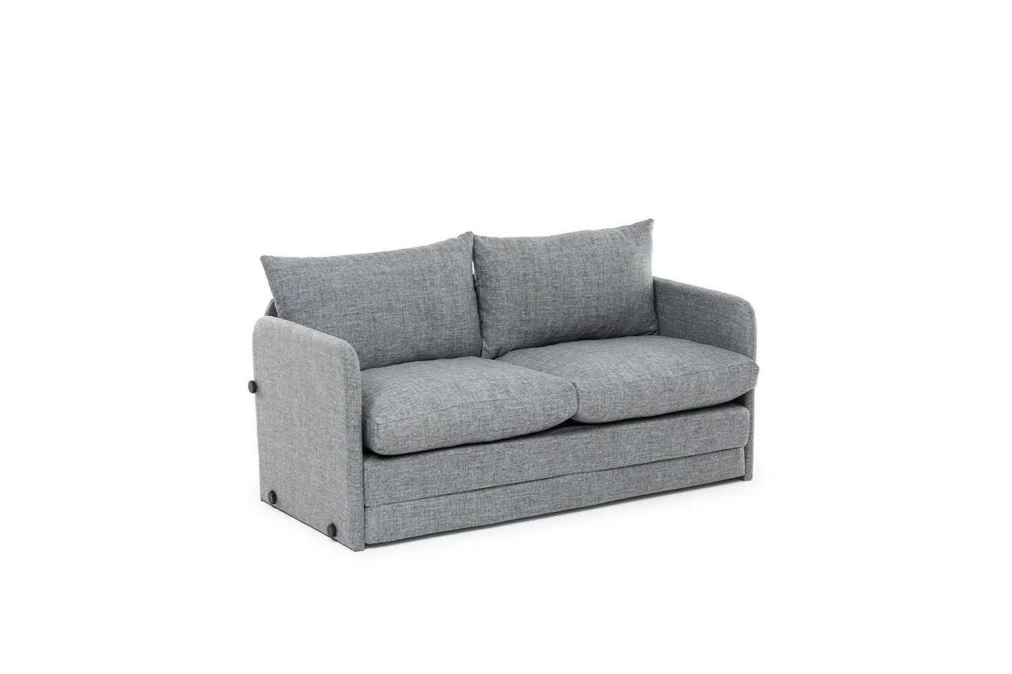 2-sits bäddsoffa Rubby (128 x 70 x 66 cm) Ljusgrå - Ljusgrå