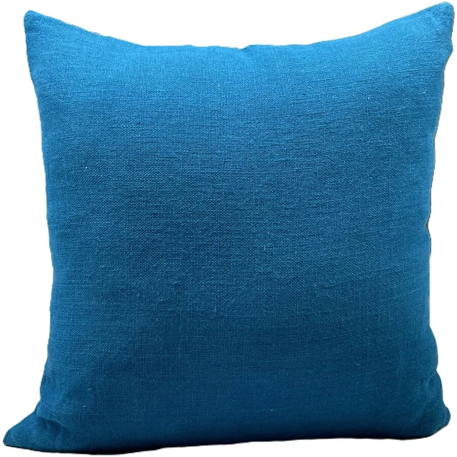 Zierkissen Desert Attitude blau Leinen B 45 T 45 cm