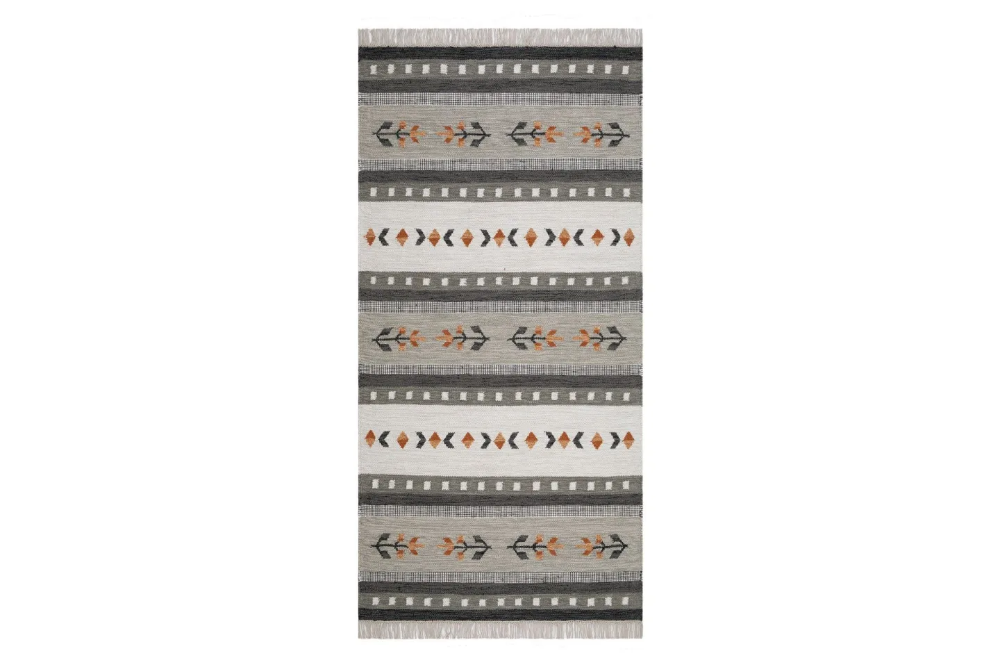 Fagersta Ullmatta 80x200 cm Oblong - Grå