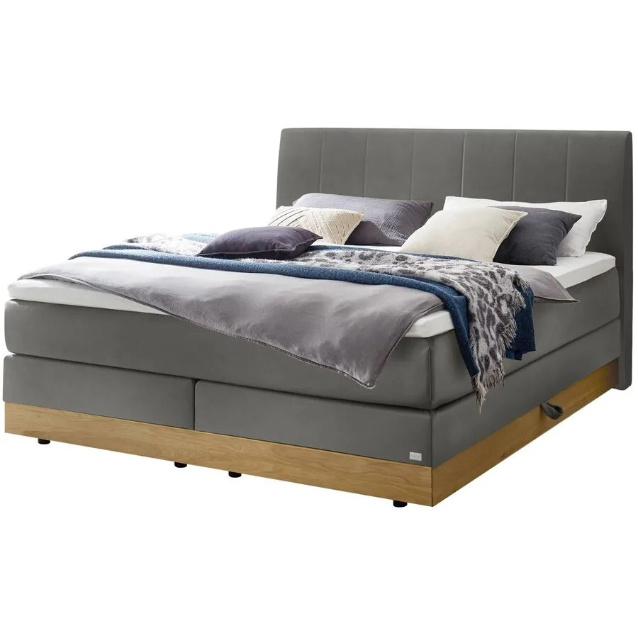 Hasena Boxspringbett Pedrosa stahl Stoff 200 x 200 cm