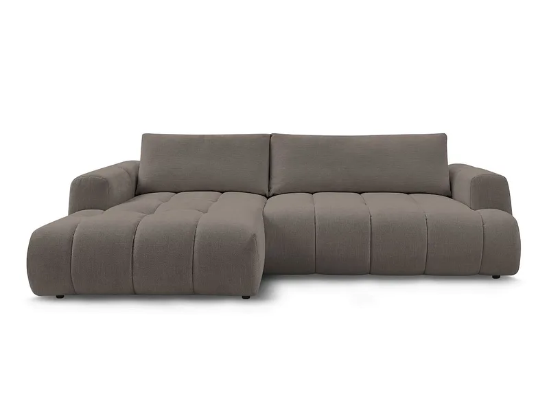 Ecksofa BOBOCHIC FUJI Stoff rotbraun