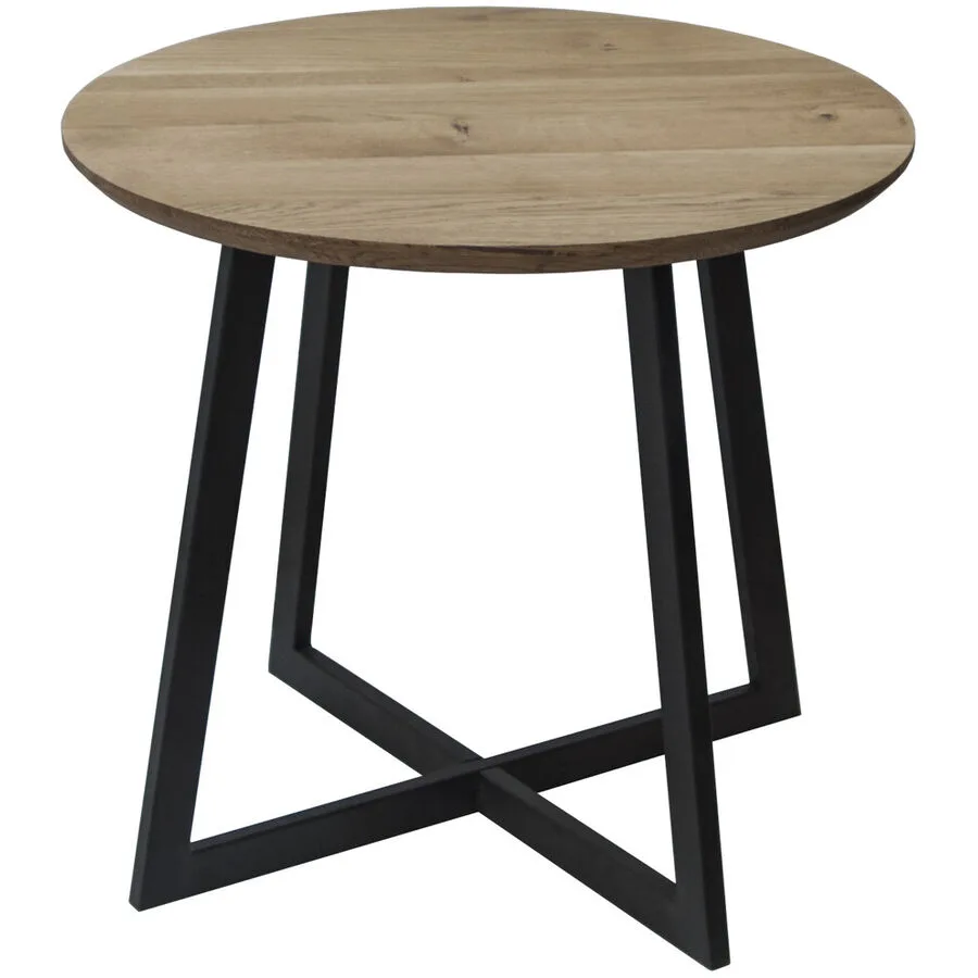 Beistelltisch Miku natur geölt Wildeiche B 50 H 45 cm