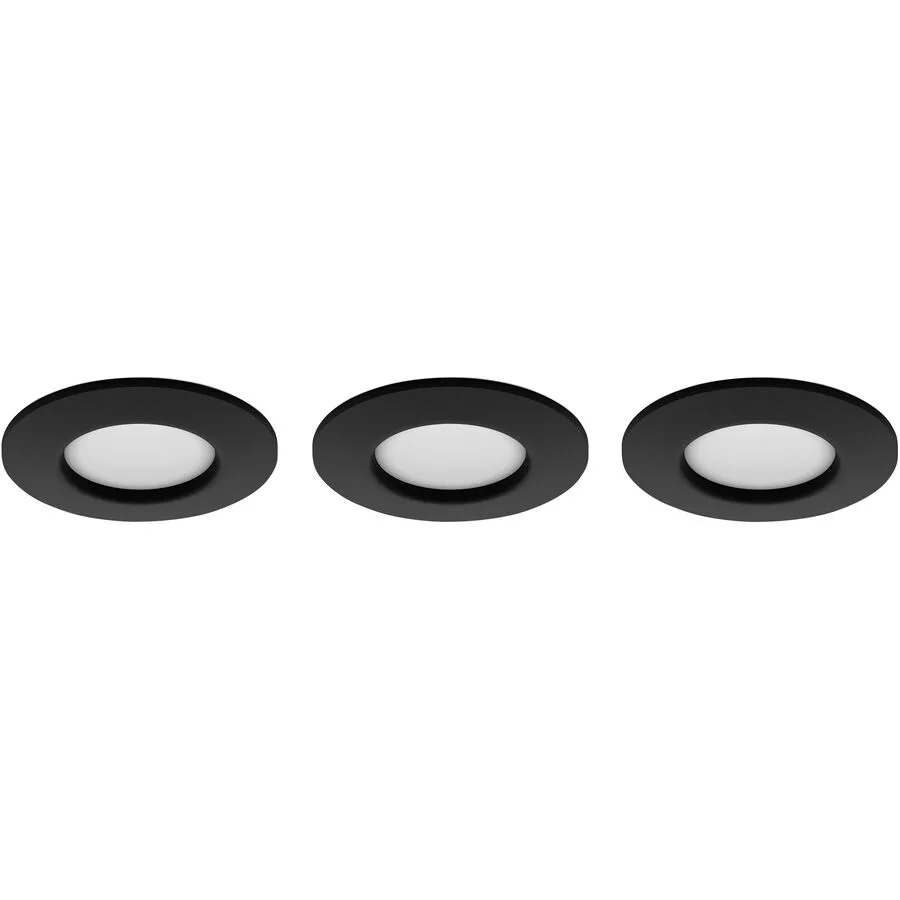Einbaustrahler Philips Hue Schwarz Kunststoff/Metall 9 cm 2.7 cm - LED - Lichtfarbe: Extra warmweiss - Helles Neutralweiss - Einbaustrahler- LED