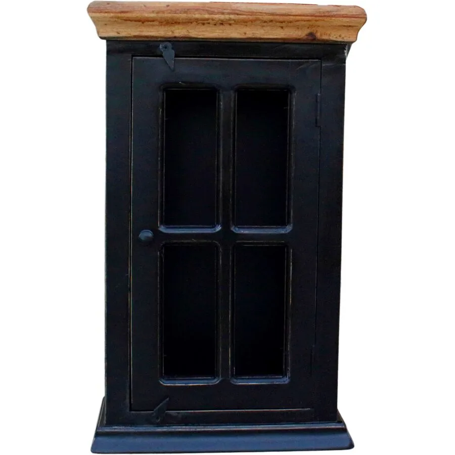 Badmöbel Sica schwarz Holz/MDF B 44 cm
