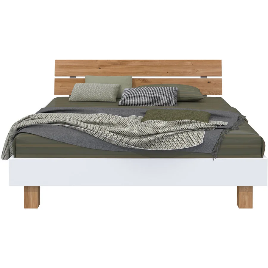 Bett Smart Weiss MDF 160 x 200 cm