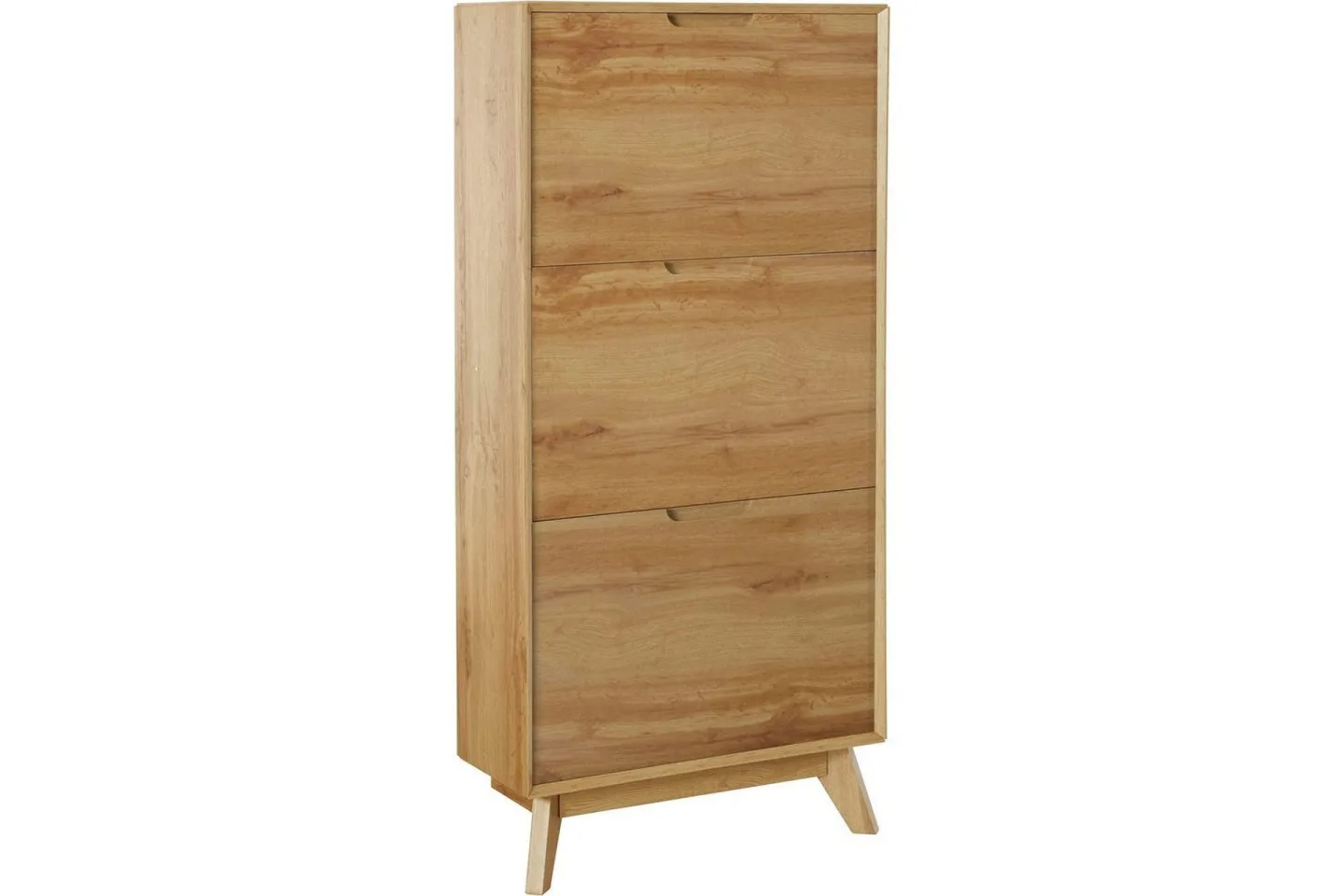 Skoförvaring Ezra 3 klaffar 60x24x125 cm, Wotan-ek - 60x24x125 cm, Wotan-ek