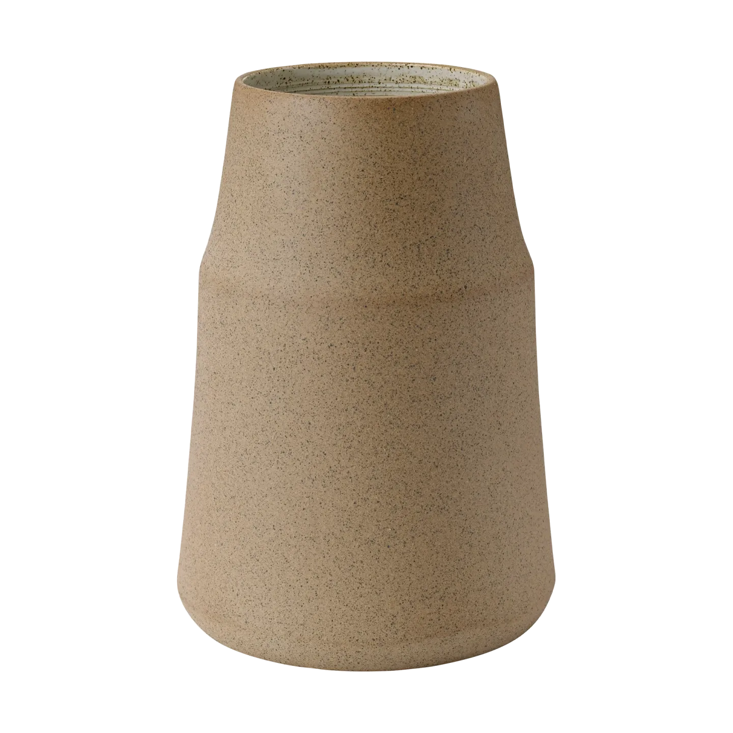 Knabstrup Keramik Clay Vase 18 cm Warm sand