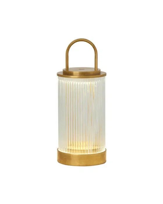 Tawa Accent Rechargeable Table Lamp Brass