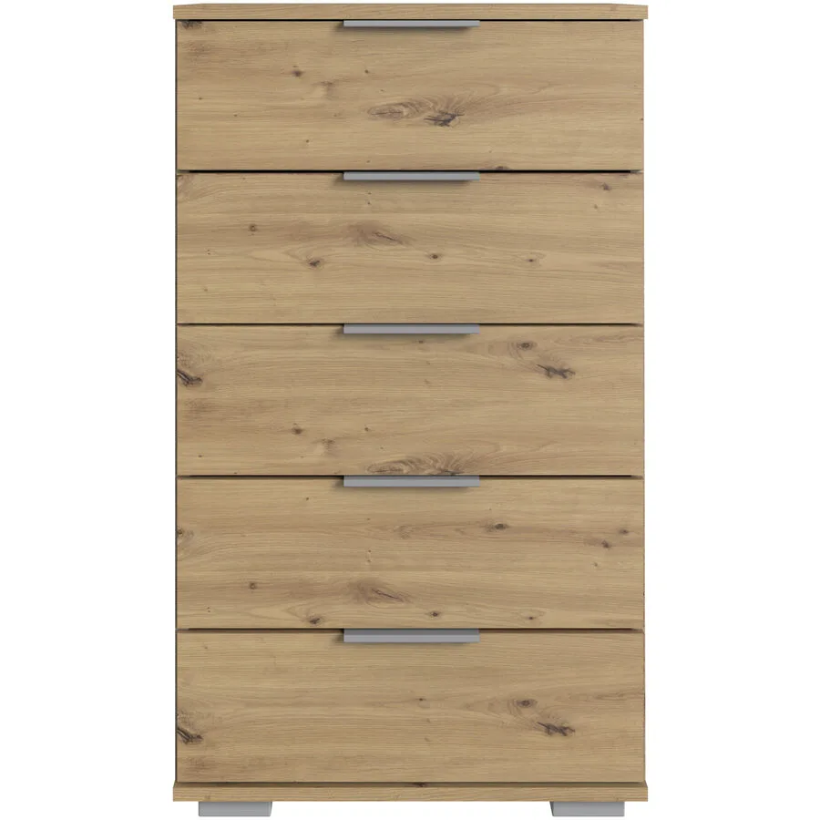 Kommode Peyton A eiche Holzwerkstoff B 49 H 102 cm