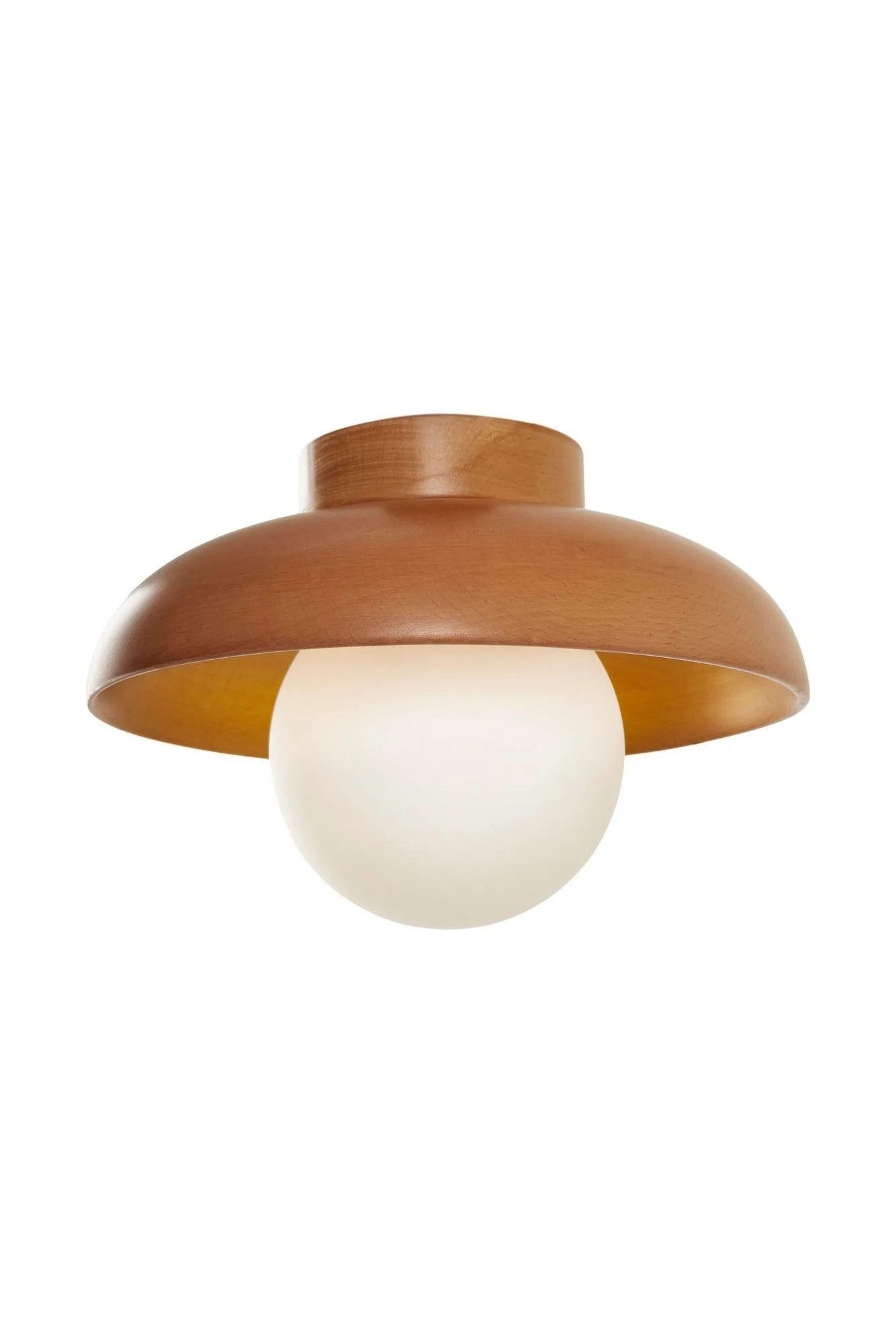 Beylin Vägglampa 24 cm Rund - Ek Vit