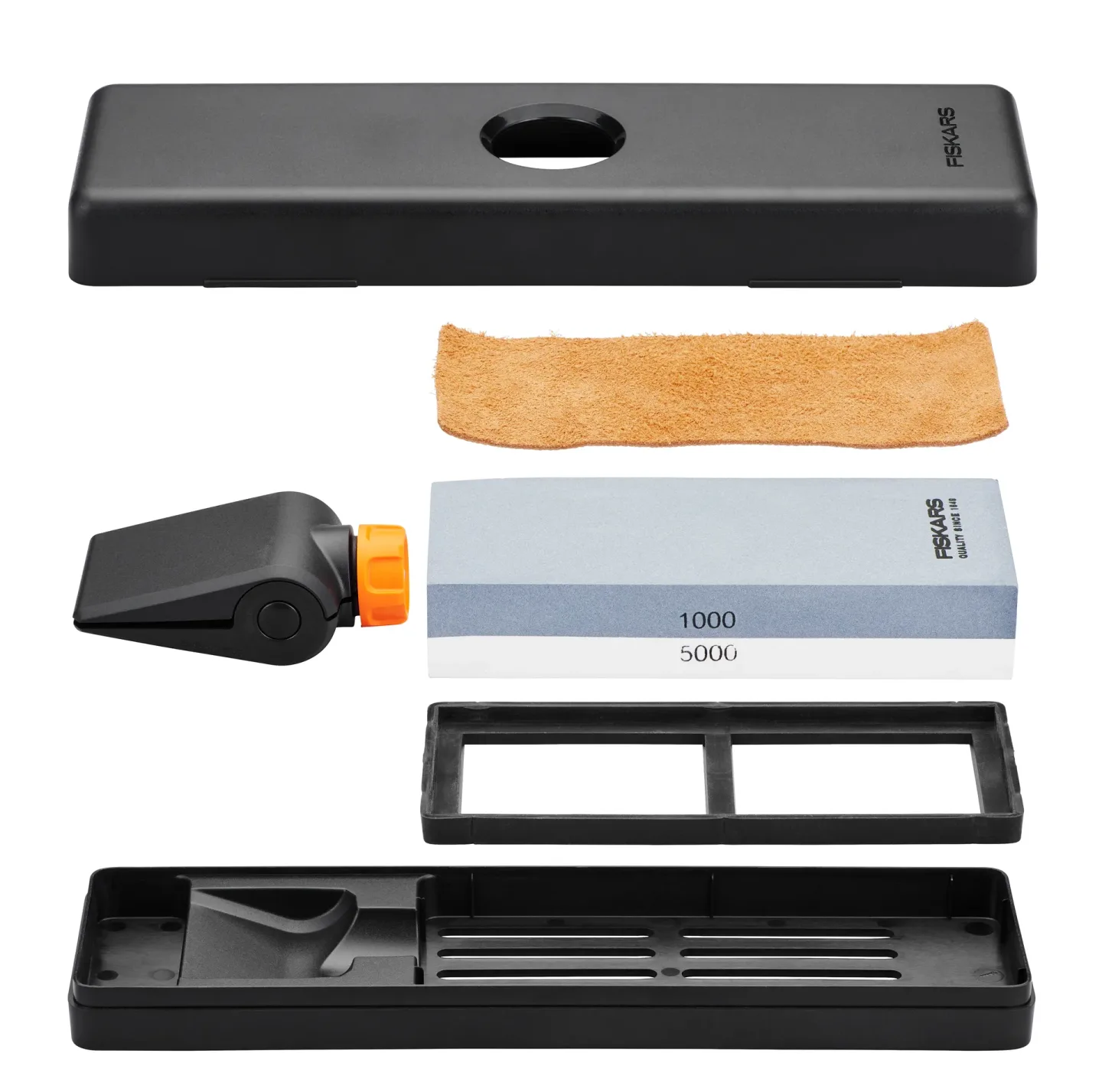 Fiskars Fiskars Messerschärferset Schwarz-orange