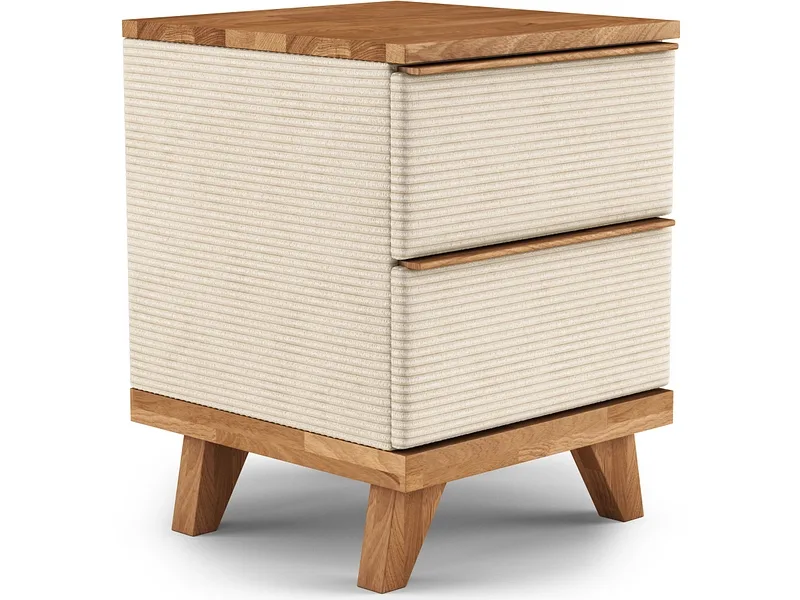Nachttisch SWISS HOME STYLE ONYX 43x45x57cm beige massives holz