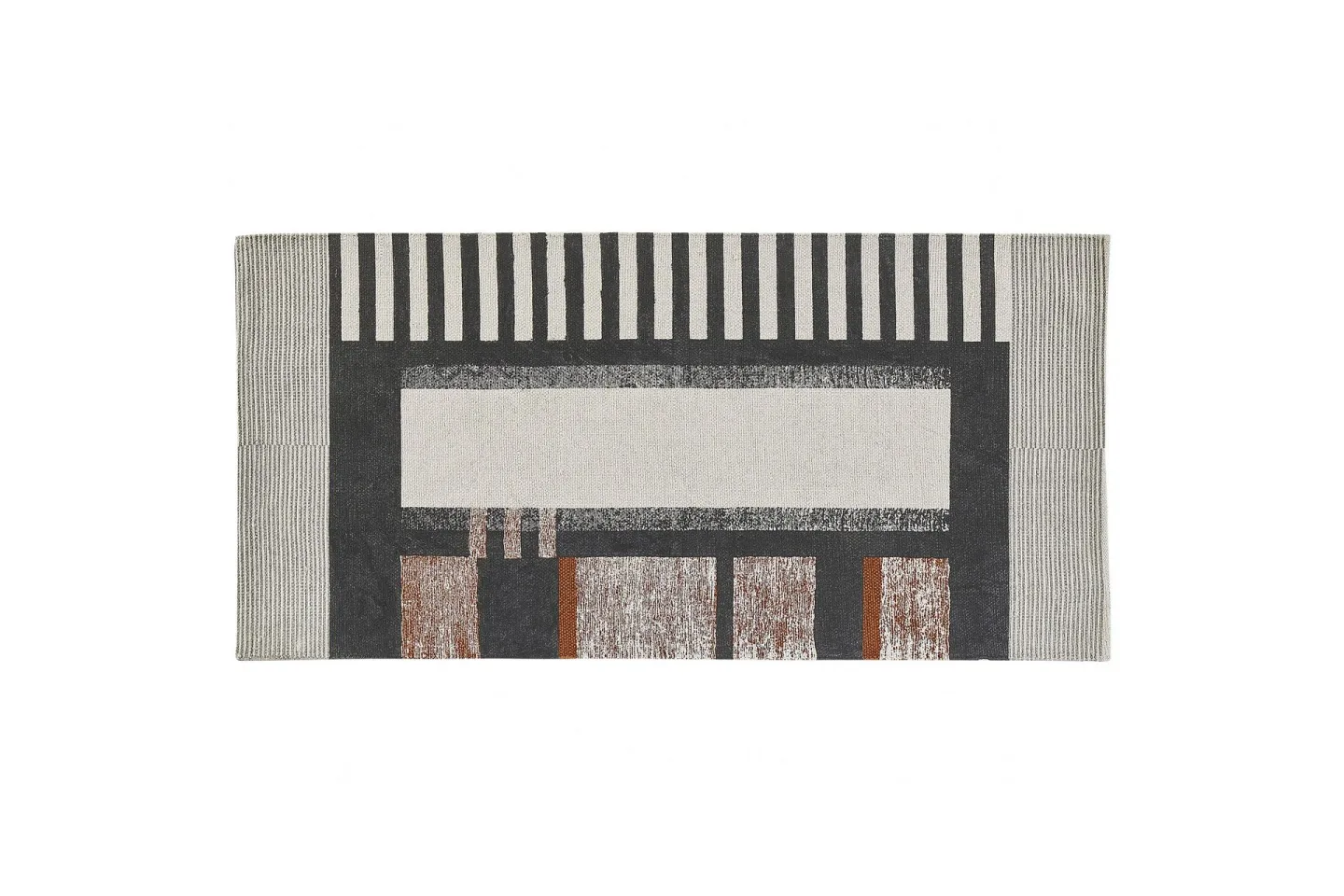 Kakinada Ryamatta 80x150 cm - Röd