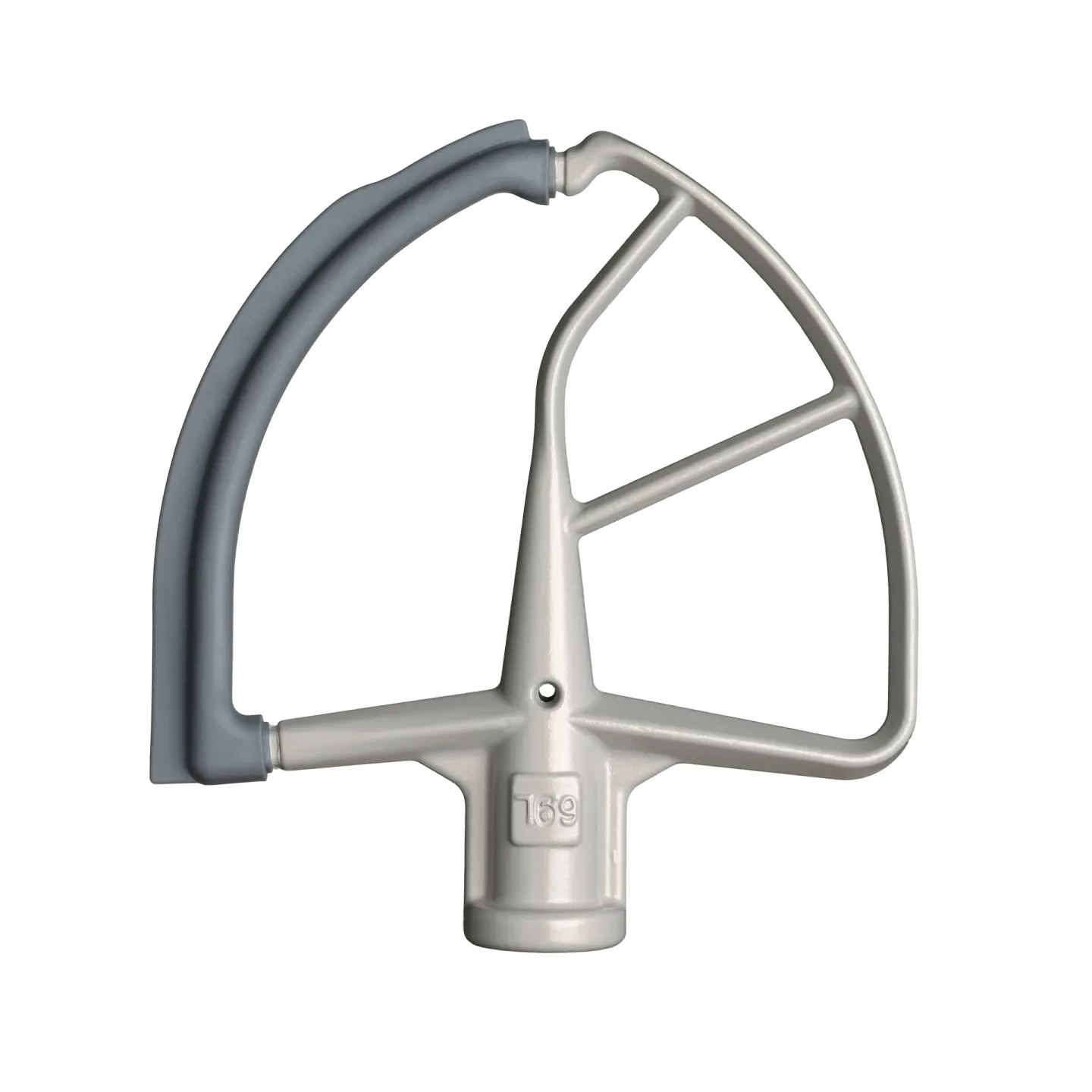 KitchenAid KitchenAid Flachrührer mit Silikonrand groß Silver