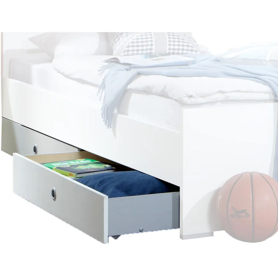 Bettschubkasten Birgit Dekor weiss Holzwerkstoff B 100 cm