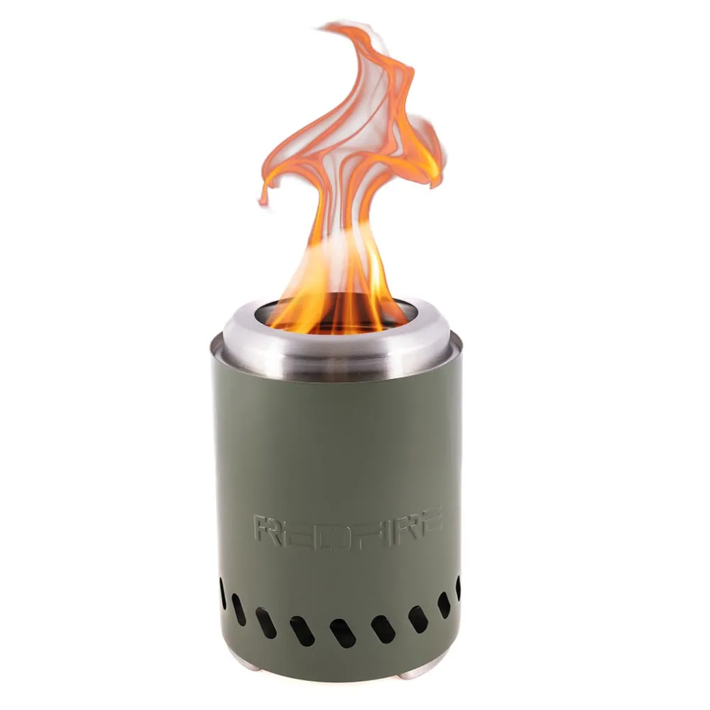 Volcano eldstad bordsvariant Small Grön RedFire