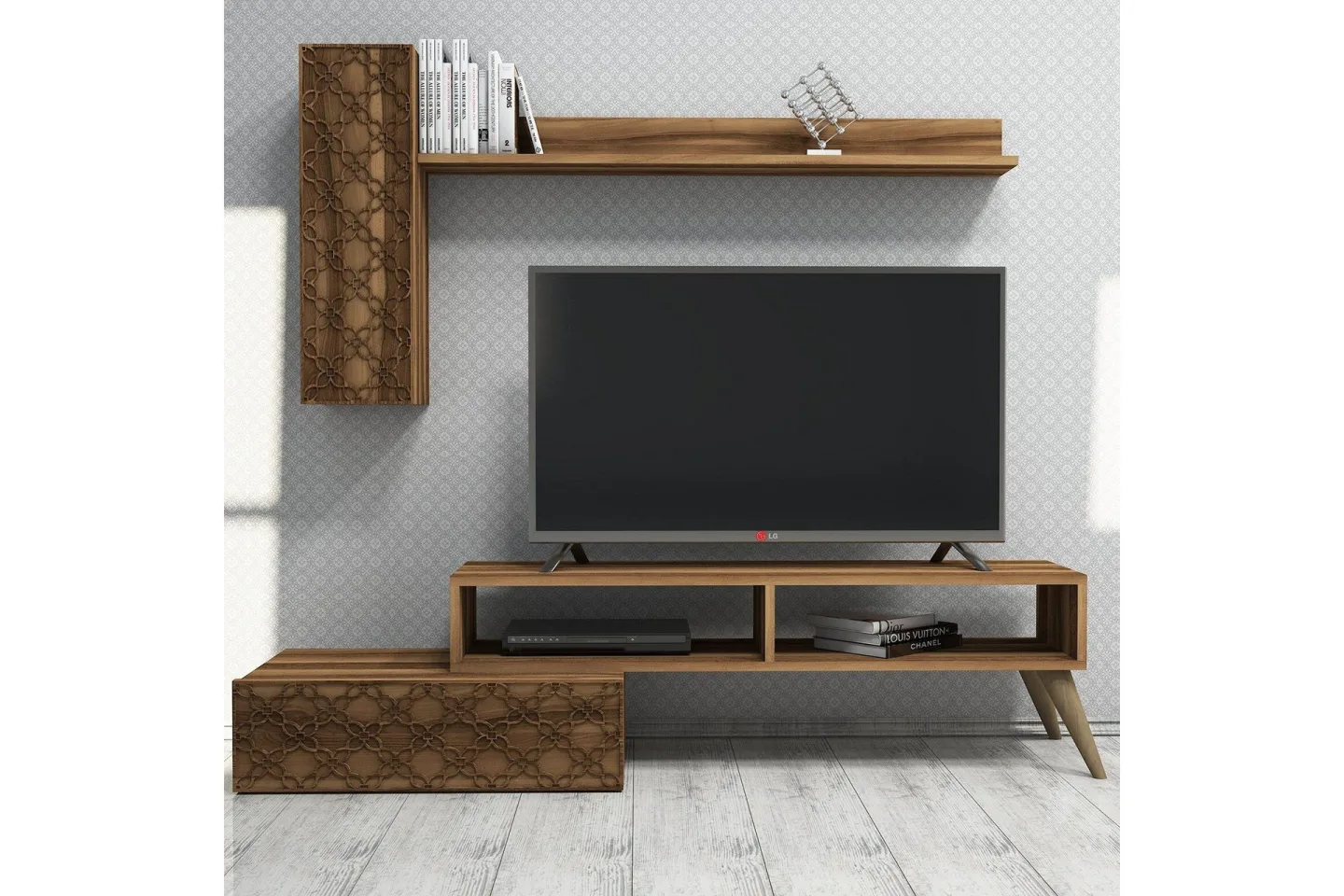 Hovdane TV-Möbelset 150 cm - Brun