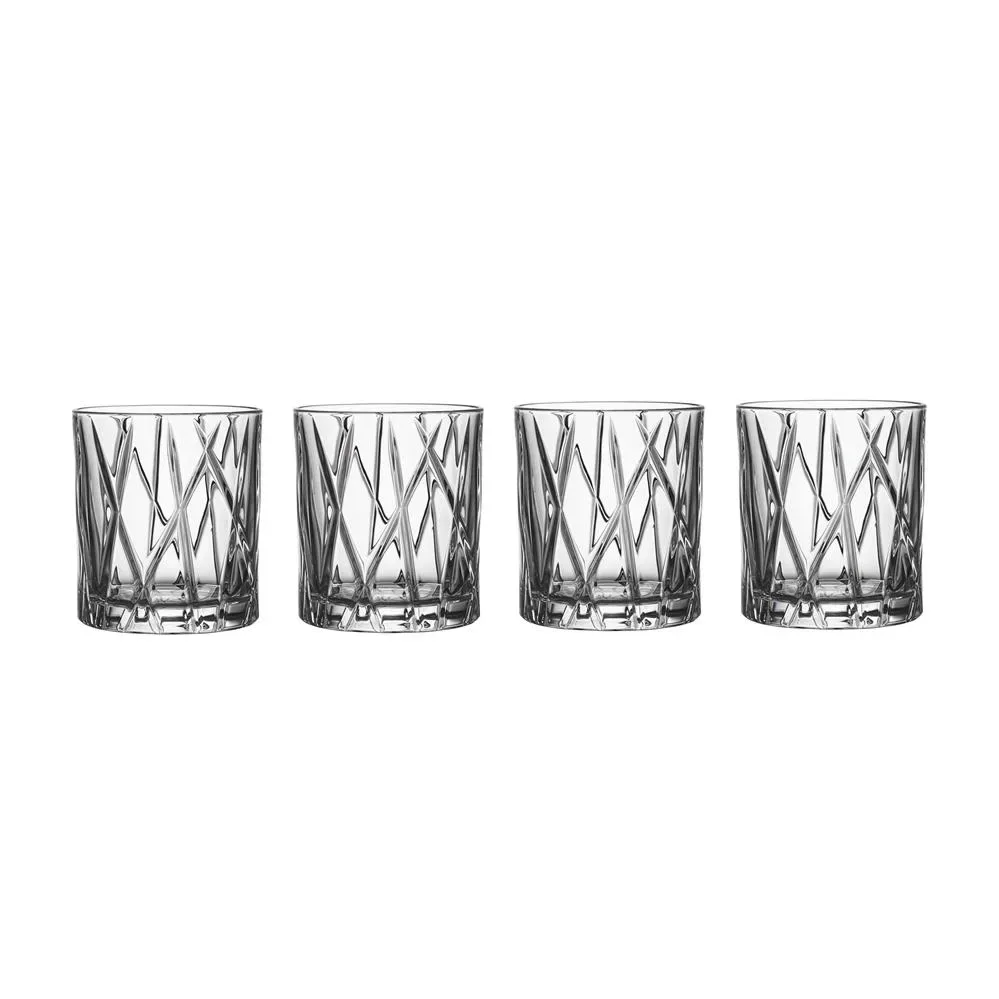 Orrefors City Old Fashioned glas 4-pack 24,5 cl