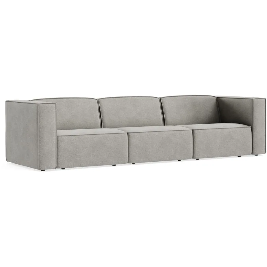 Sofa Melon Stoff YAGER - 3 grey B 111 T 93 cm - Möbel Konfigurator: Traummöbel individuell zusammenstellen