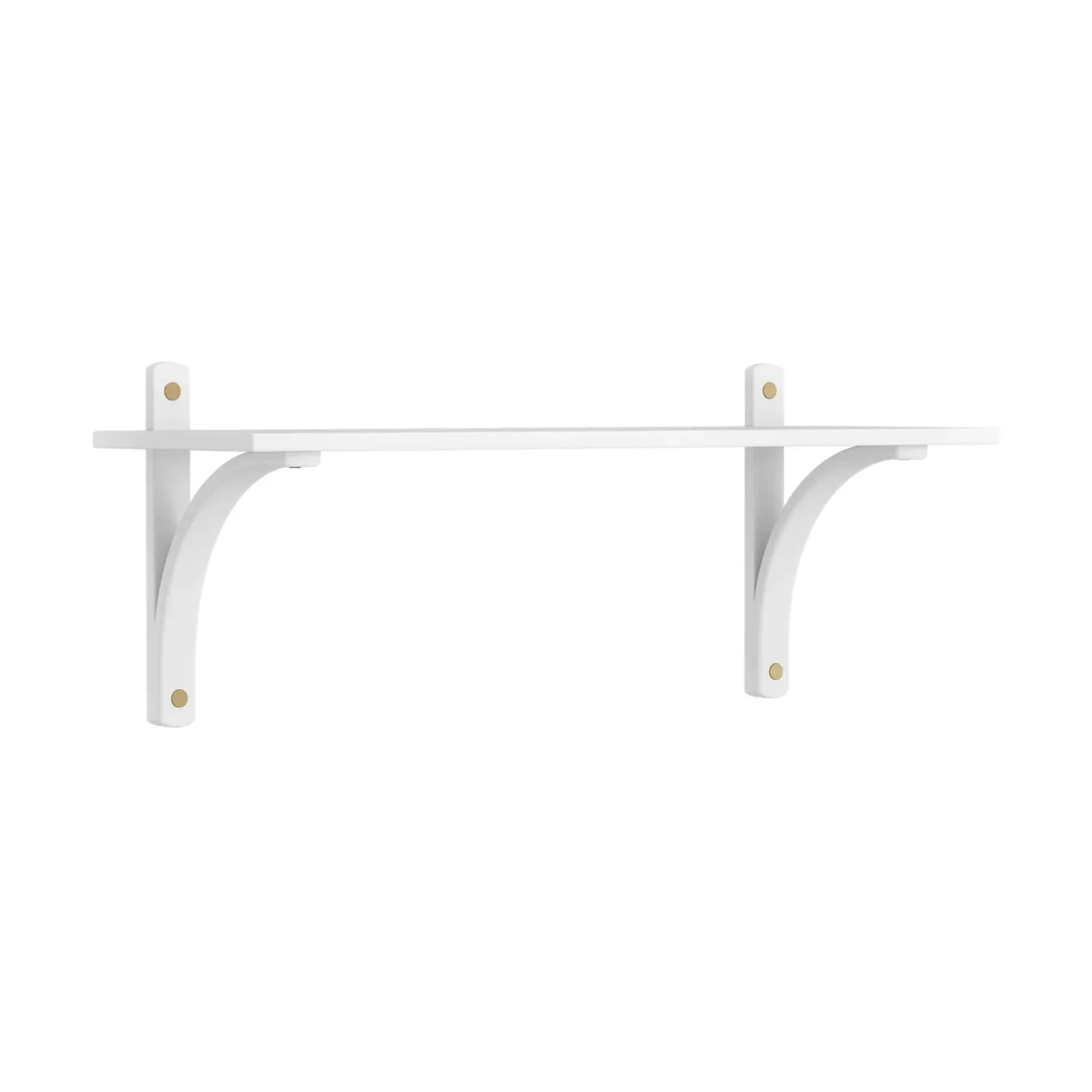 Swedese Levi Regal 1 Fachboden Weiß lasiertes Esche-messing, 90 cm