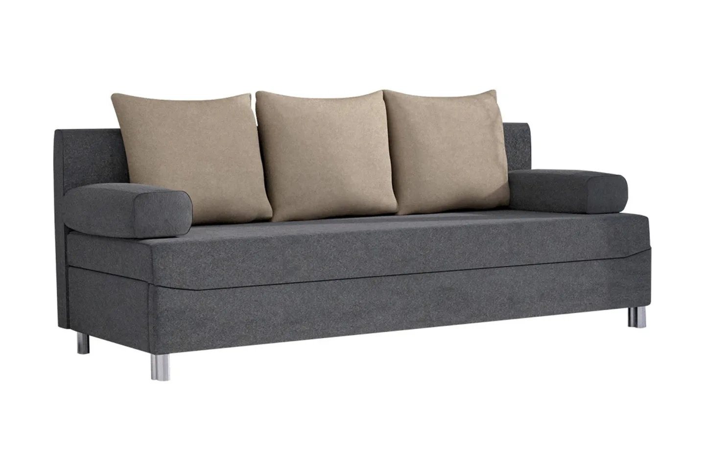 Dover Bäddsoffa 192x80x80 cm - Grå
