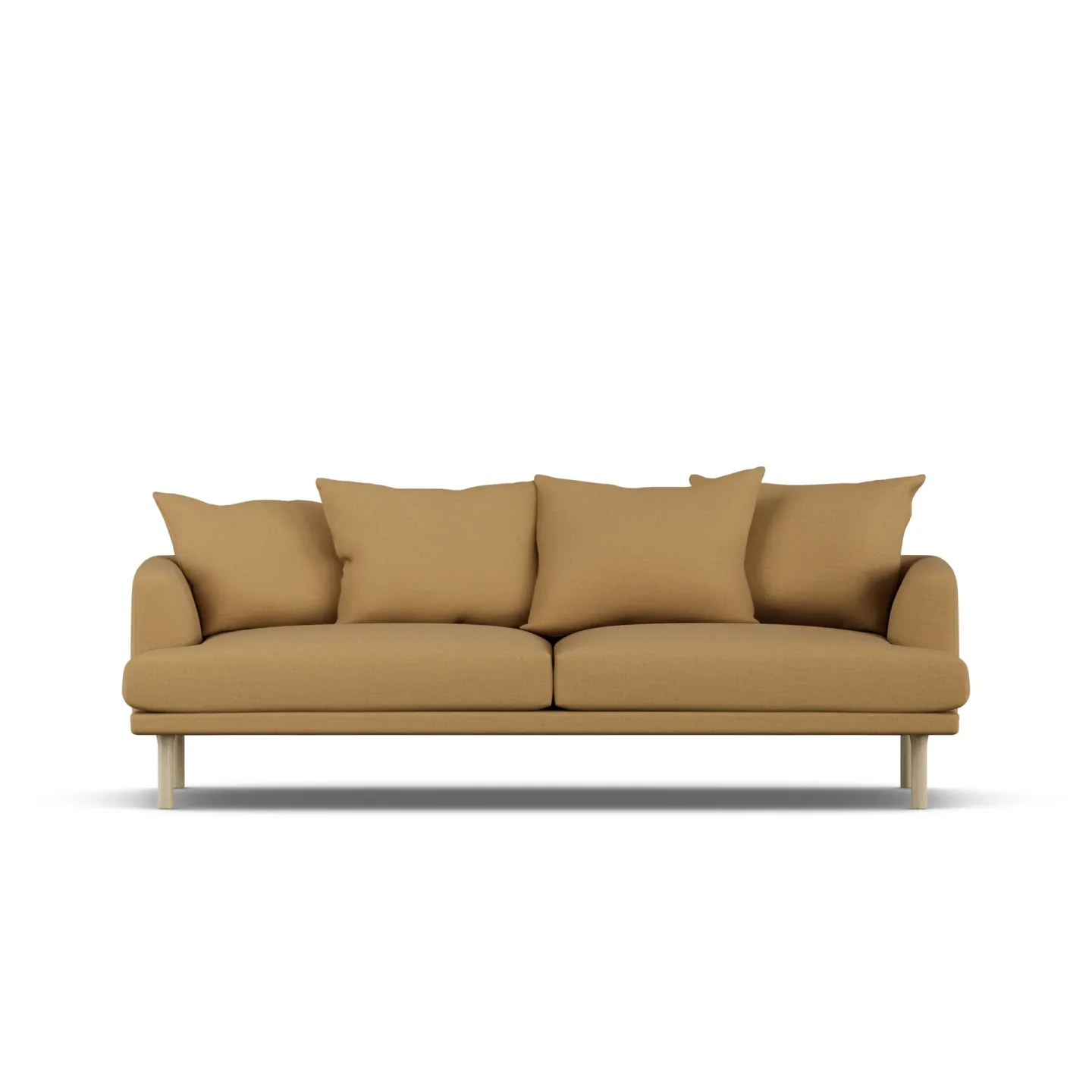 1898 Sjövik soffa Same Ochre 6676-vitoljad ek, 3-sits