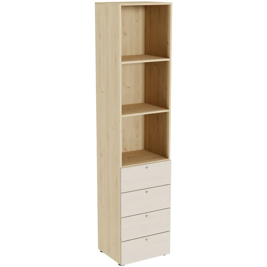 Regal Window eiche Holzwerkstoff B 41 cm H 179.7 cm - Möbel Konfigurator: Traummöbel individuell zusammenstellen