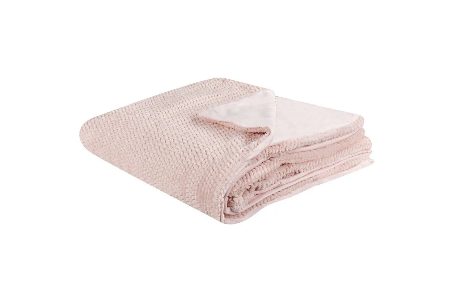 Pläd Bjas Rosa, 200x220 cm - Rosa, 200x220 cm