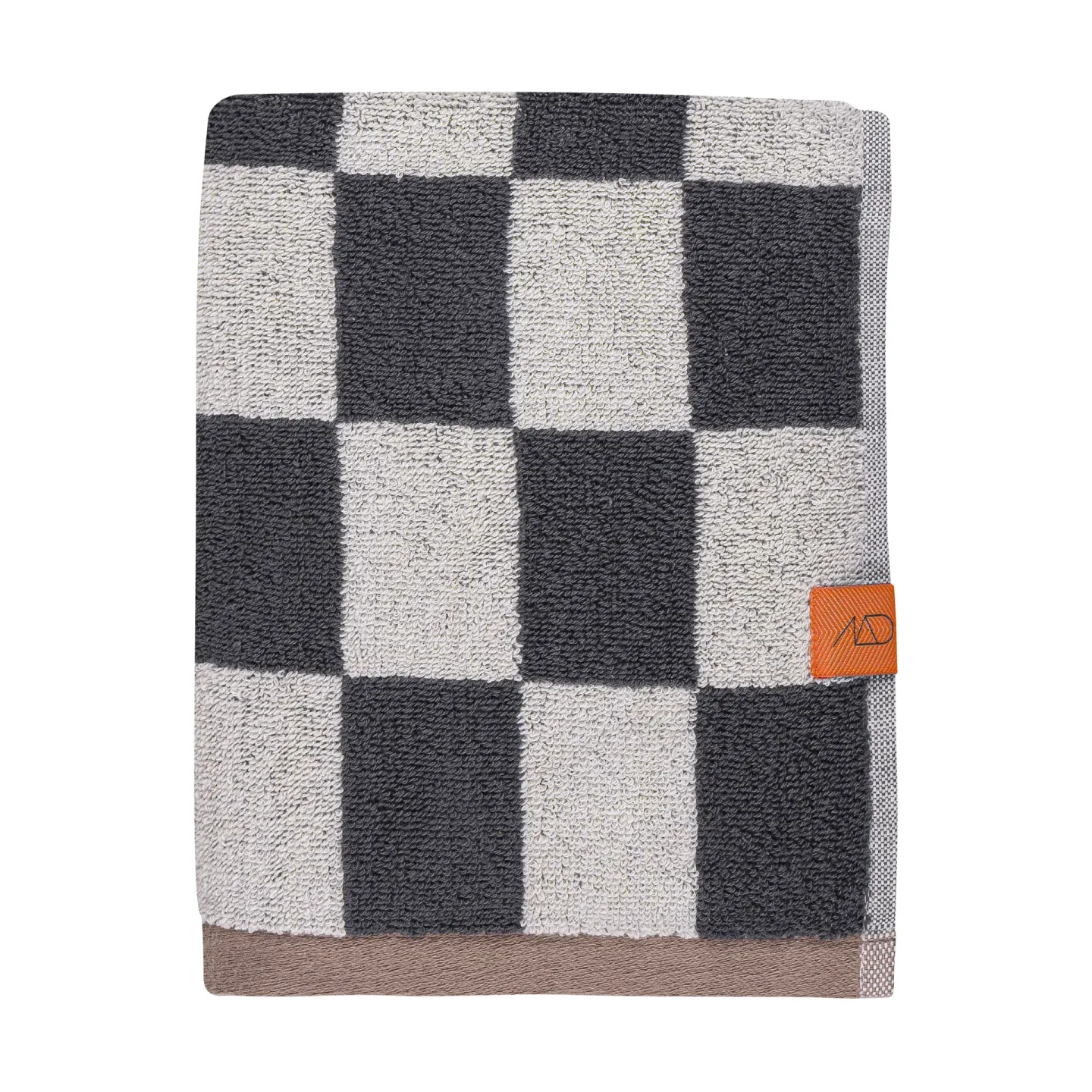 Mette Ditmer Retro handduk Dark grey, 50x90 cm