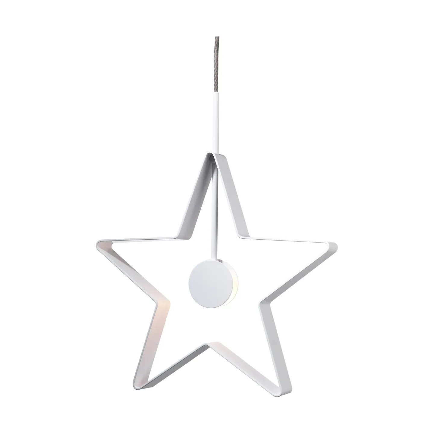 SMD Design Spica adventsstjärna 40 cm Vit-grå sladd