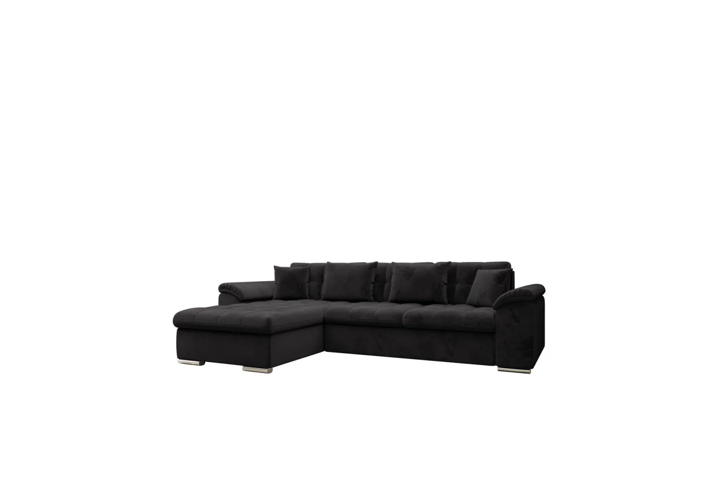 Camior Bäddsoffa med Divan 3-sits - Svart