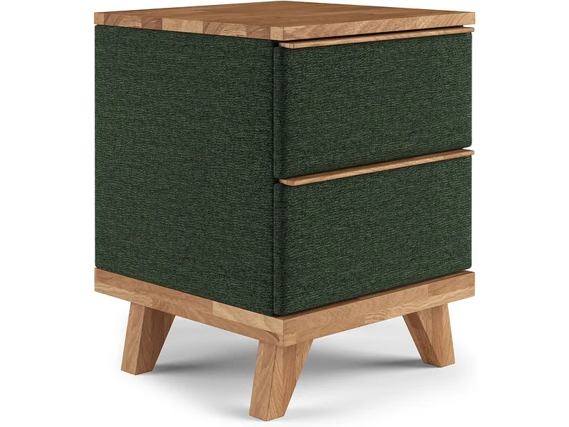 Nachttisch SWISS HOME STYLE ONYX 43x45x57cm dunkelgrün massives holz