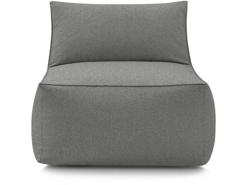 Modulare Sessel für Gartensofa BOBOCHIC RIVIERA Stoff dunkelgrau