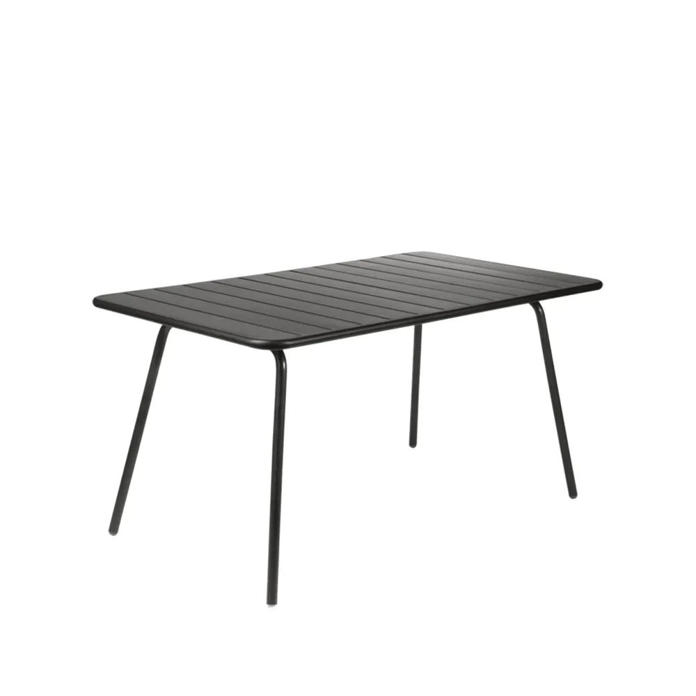 Fermob Luxembourg bord 143x80 cm Liquorice (svart)