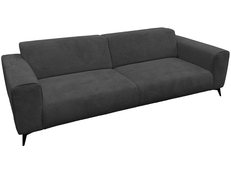 3er Sofa JULIA Stoff grau
