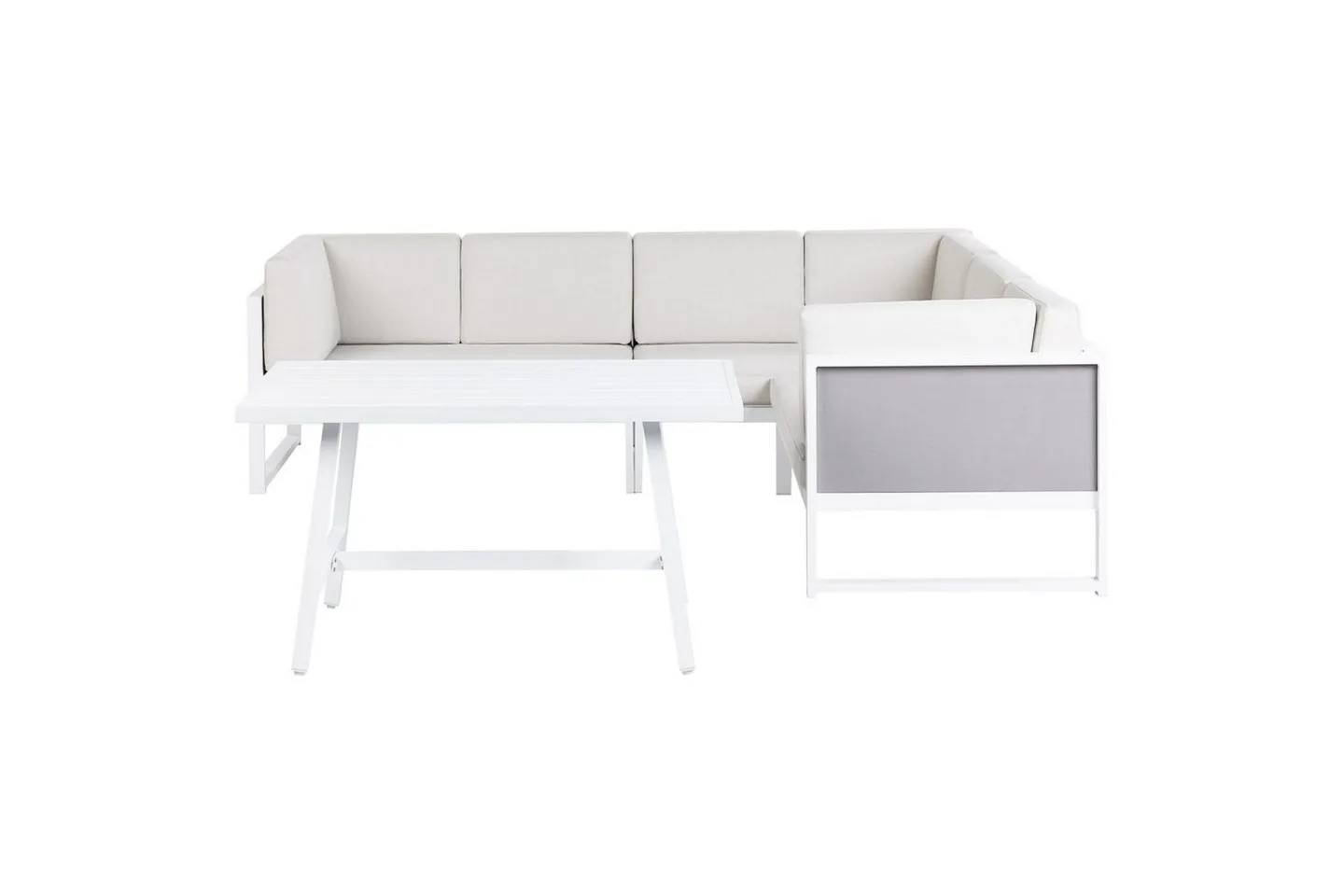 Loungegrupp Castella/Fratte Vit/Grå - Vit/Grå