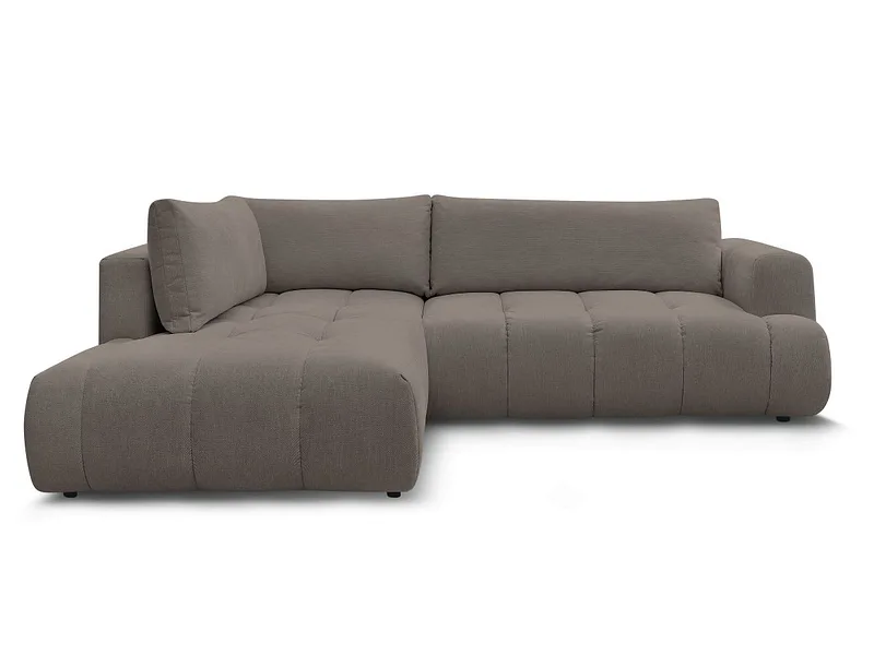 Ecksofa BOBOCHIC FUJI Stoff rotbraun