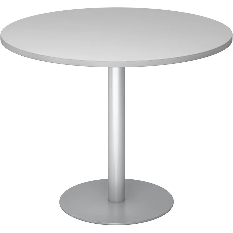Besprechungstisch Office grau Holzwerkstoff B 100 T 100 cm