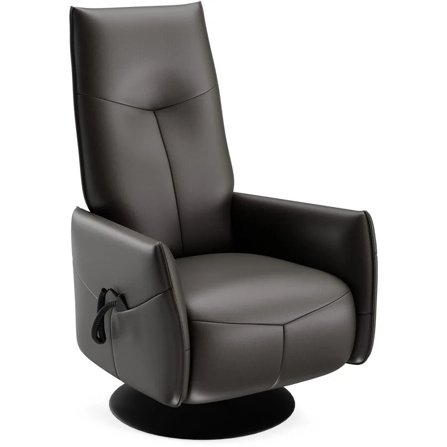 Relaxsessel Jura Schwarz Leder 73 cm 164 cm - Möbel Konfigurator: Traummöbel individuell zusammenstellen