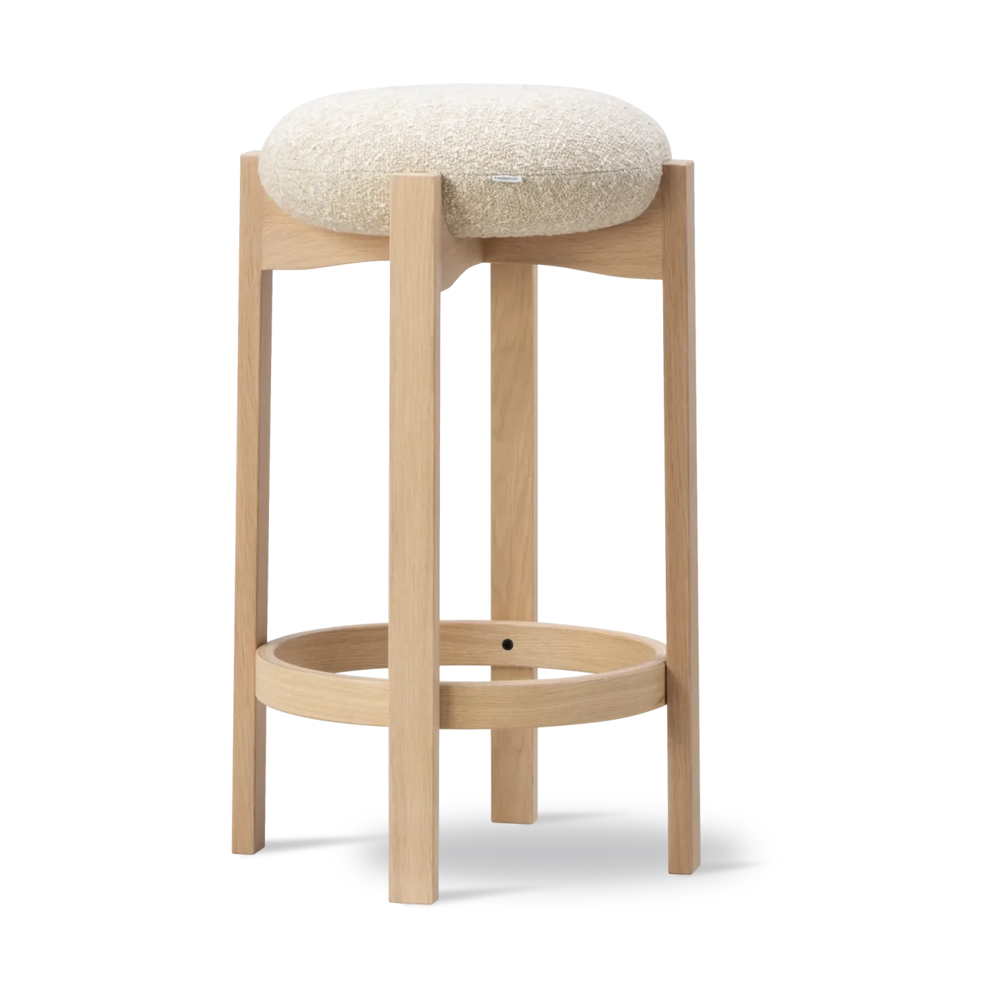 Fredericia Furniture Pioneer Hocker hoch Zero 0001-lackierte Eiche