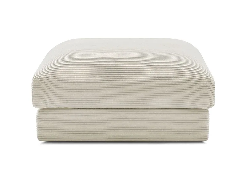 Sitzsack BOBOCHIC LEONARD 86x86x43cm cord-stoff beige