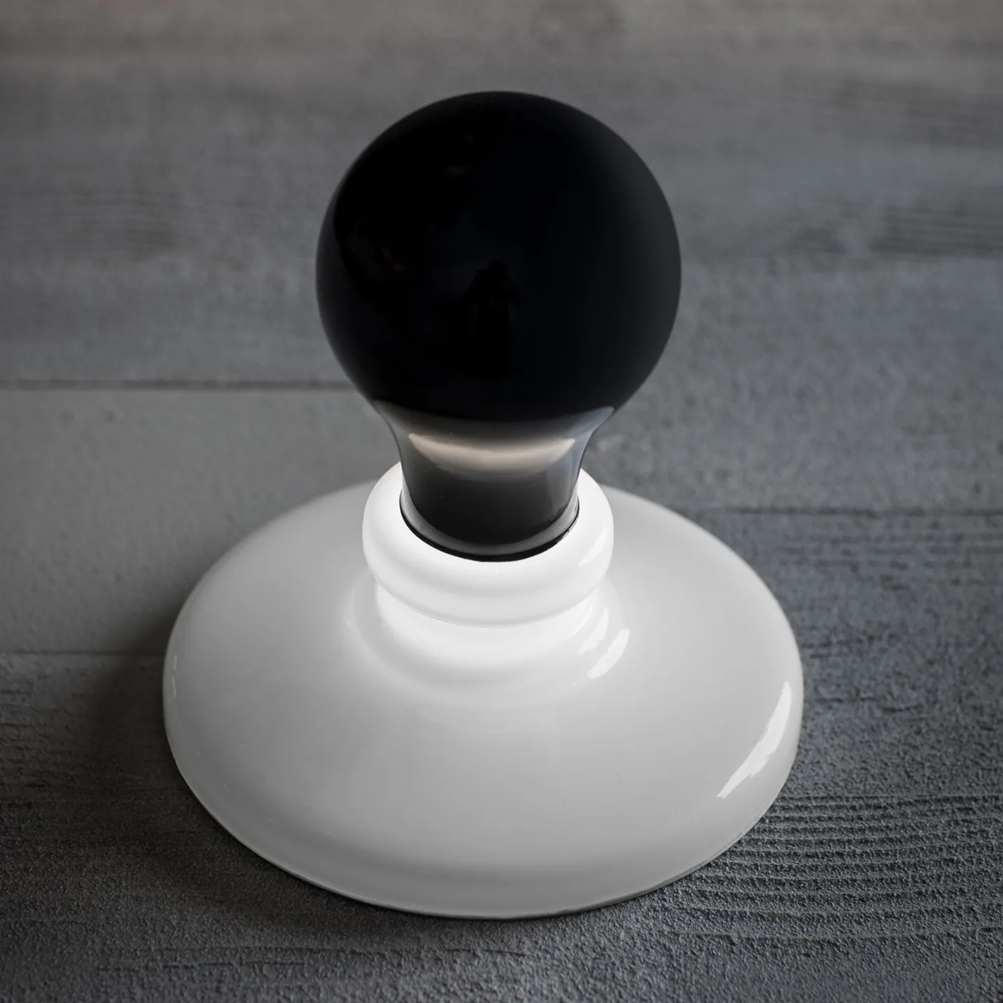 Light Bulb Bordslampa Svart - Foscarini Black Light - Vardagsrum - Design - Glas