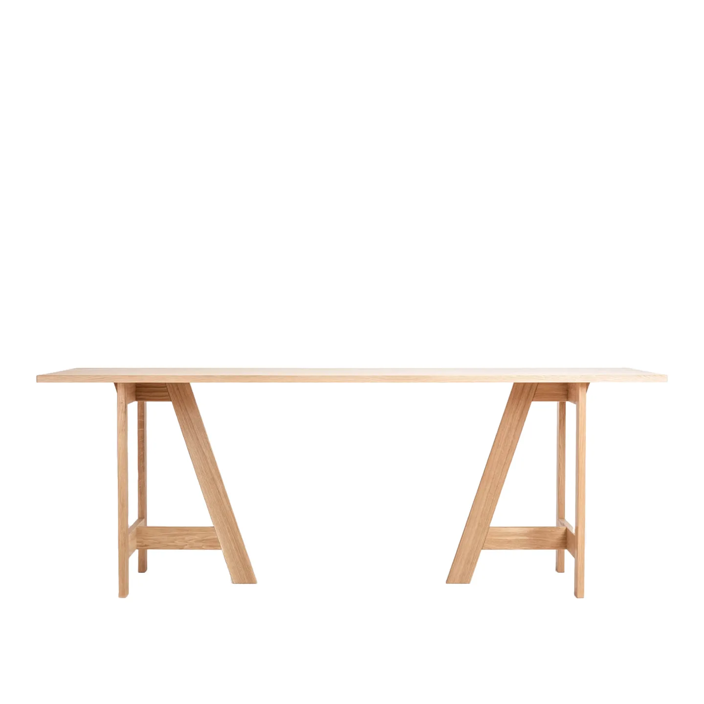 Verk - Bord V.VP.01, Ek, Obehandlad 120x260x73 - Matbord - Träfärgad