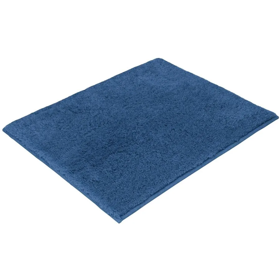 Vossen Badteppich Timeless dunkelblau Polyacryl 50 x 60 cm Rechteckig