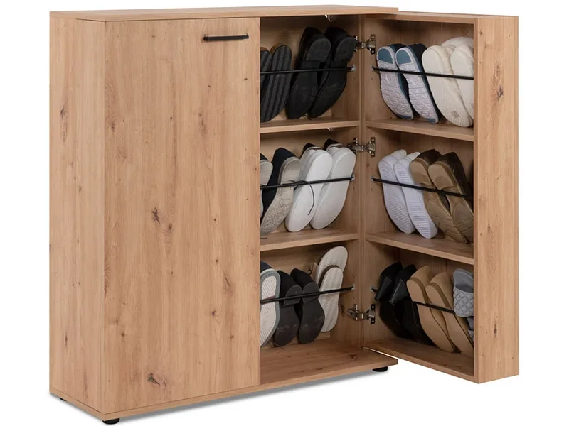 Schuhmöbel SMART 24 Paar Schuhe 2 Türen artisan eiche
