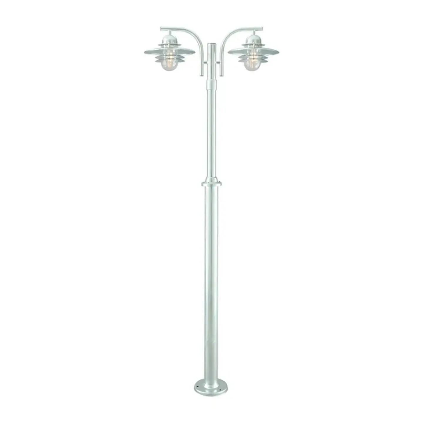 Oslo 2 Udendørs Parklampe Galvaniseret - Norlys - Terrasse - Aluminium