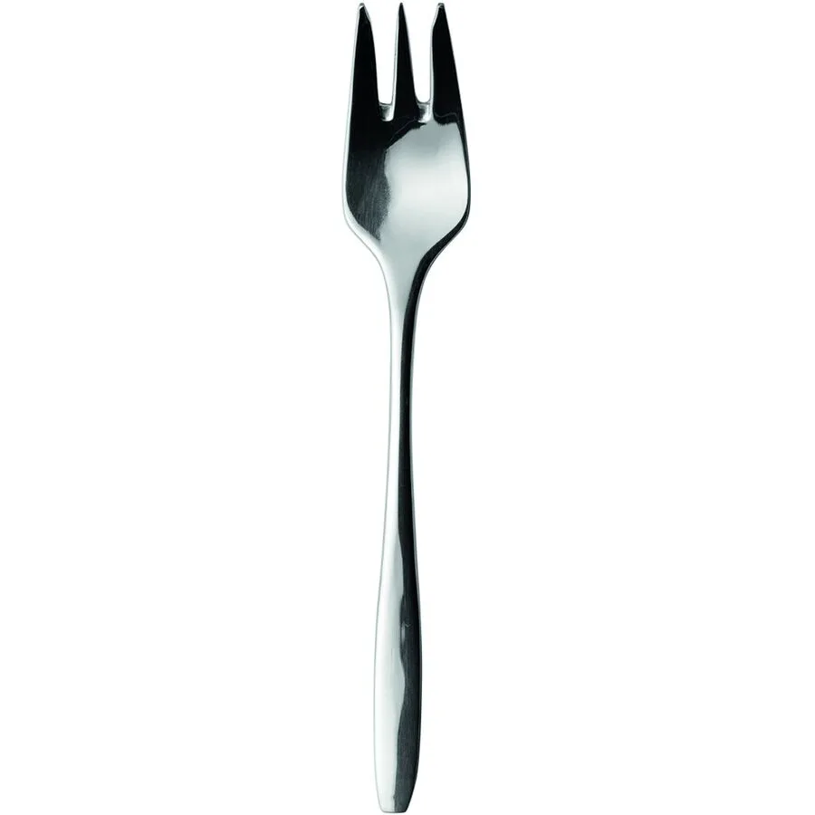 MÄSER Kuchengabel-Set Nigran Silber Edelstahl