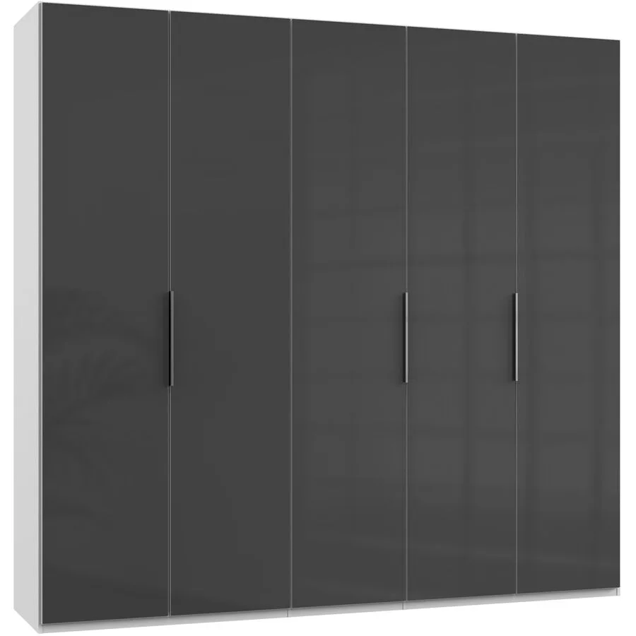 Kleiderschrank Sanko grau Holzwerkstoff B 250 cm