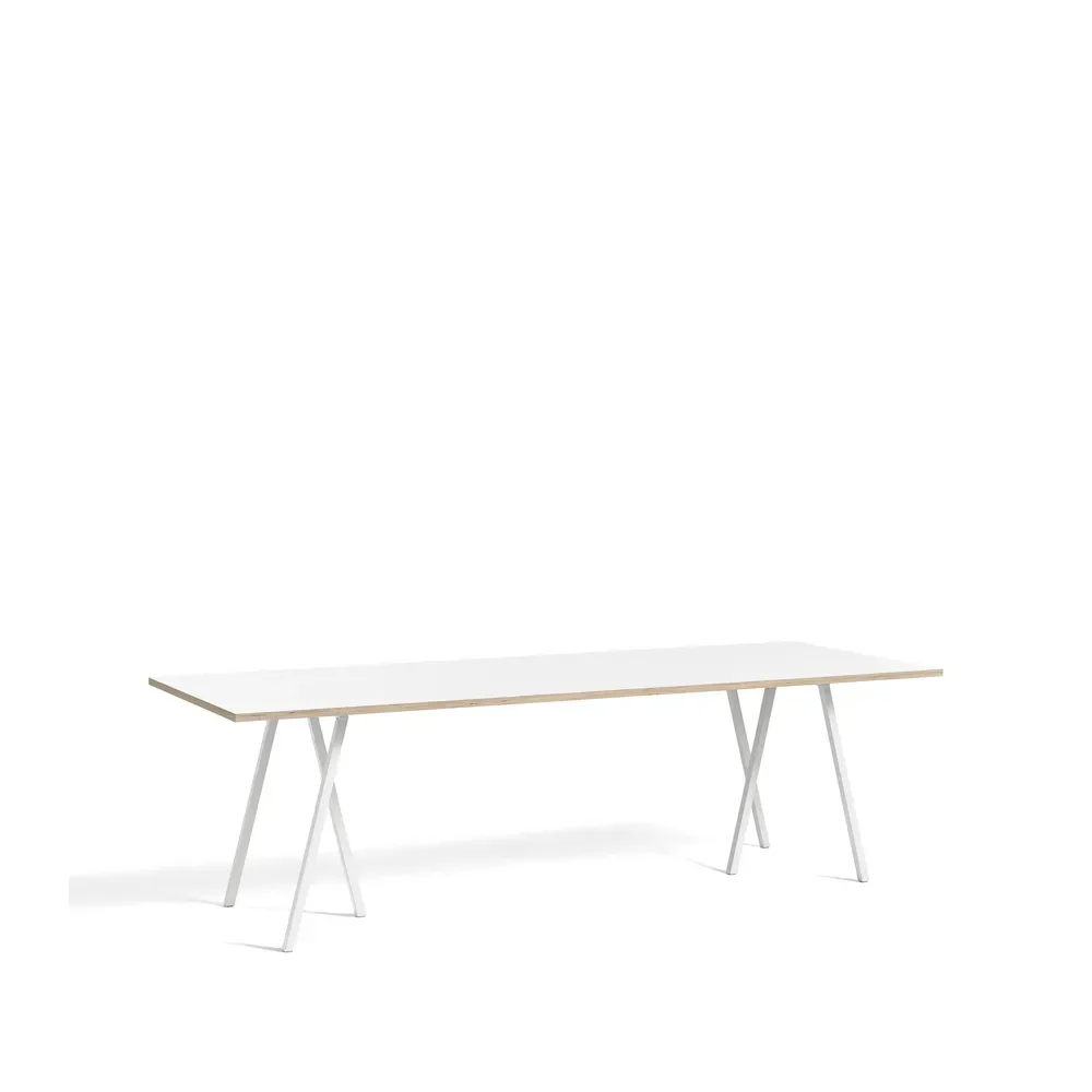 HAY Loop Stand matbord White laminate-white, 250 cm